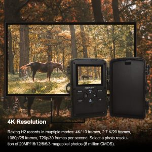 Rexing Woodlens H2 4K Wi-Fi Trail Camera * 2PCS PACK