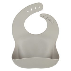 Solid Silicone Bibs Baby Feeding Saliva Towel Waterproof Soft Cloths Bandana Lightweight Infant Bibs