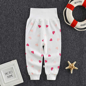 Newborn Baby Pants Girl Boy High waist Leggings Cotton Clothes Toddler Trousers Clothing Infant Kids