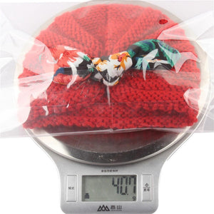 New  Handmade Cotton Girl Hat Autumn Winter Baby Boy Girl Hat Colorful Bow Elastic Cute Baby Turban In Elegant Design