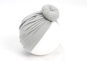 Newborn Toddler Kids Turban Cotton Beanie Hat Winter Cap Knot Solid Soft Sleeping Caps For Kids