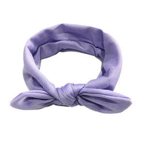 Baby Solid Bowknot Hairband Cute Soft Head Elastic Headband Princess Cute Headband Headwear Hair Accessories For Girls