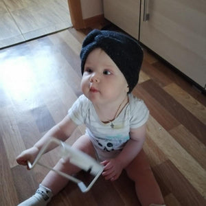 Handmade Baby Headband Women Girl Twisted Hair Band Kids Woolen Headwrap Toddler Turban Hair Accessories For Mother and Daughter