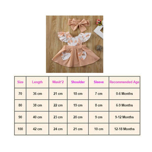 Trend New Designer Infant Baby Girl Clothes Flower Ruffle Princess Dress Sundress Outfit For Birthday With Big Bow