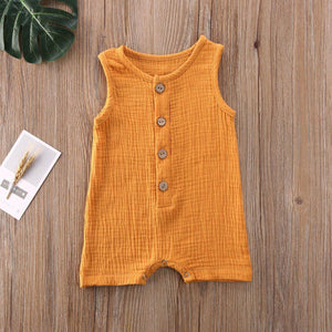 Baby Romper Sleeveless Newborn Baby Girl Boy Clothes Cactus Print Romper Jumpsuit Soft Baby Outfit One Piece Jumpsuit Pajamas