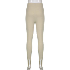 Elegant High Waist Cotton Fitness Basic Pants Casual Spring New Female Skinny Leggings Women Seamless Fitness Leggings Women Seamless Push Up Leggings Workout Pants Breathable Pants