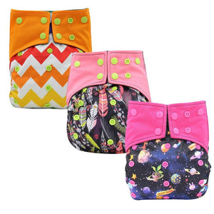 All-In-One  Cloth Diaper for Baby Bamboo Charcoal Eco-friendly Baby Cloth Diaper