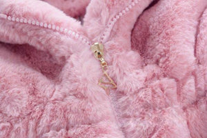 Baby Girl Modern Designer Style Jacket Hooded Cute Thicker Warm Soft Toddler Coat  For Kids