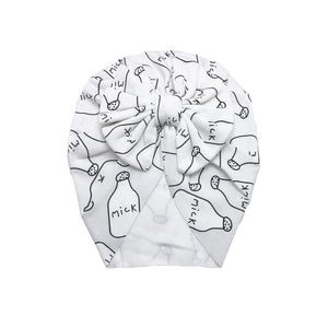 Infant Baby Headbands Solid Cotton Knot Turban Headband For Girls  Beanie Hat Headwear For Girls