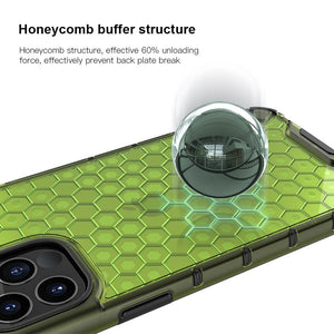 Ultra-Protective Phone Case Shockproof Case for iPhone 12 Mini 12 Pro 11 Pro Max 6s Plus Honeycomb Phone Cover for iPhone SE 7 8 XR XS Max Shock Absorption Protection Shockproof Soft Material Protective Case Suitable for iPhone