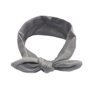 Baby Solid Bowknot Hairband Cute Soft Head Elastic Headband Princess Cute Headband Headwear Hair Accessories For Girls