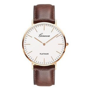 Luxury Elegant Unisex Strap Style Quartz Women and Men Watch Top Brand Watches Fashion Casual Fashion Wrist Watch 2020 Fashion Watches