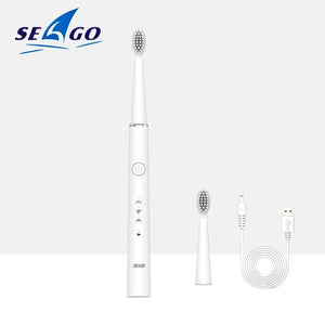 Electric Vibration Toothbrush Sonic Rechargeable Smart Chip Teethbrush Head Replaceable Whitening Healthy Best Gift For Adults And Kids
