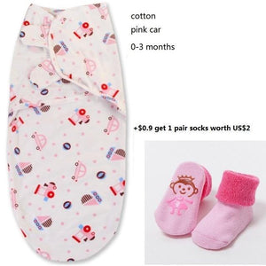 100% Cotton Baby Swaddle Wrap Blanket Newborn Infants Baby Envelop Sleep Bag Sleepsacks For Girls
