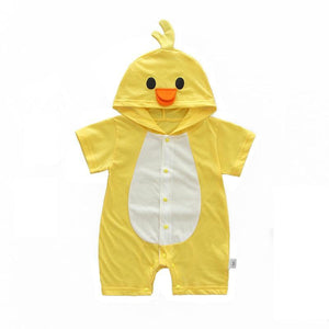 Infant Jumpsuit Summer Romper Cartoon Animal Print Girl  and Boy Cotton Suit Newborn Romper Design