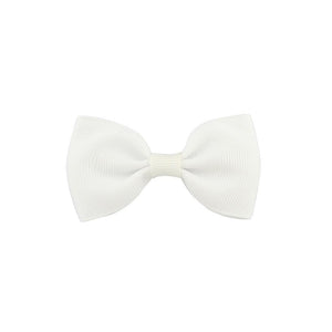 Colorful Mini Bow Tie Hair Clip Small Sweet Solid Ribbon Bow Safety Hair Clips Hairpins Baby Girl Hair Accessories