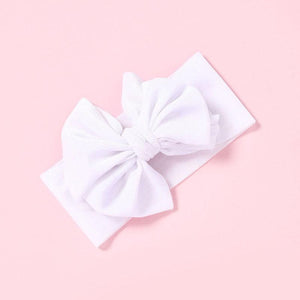 Baby Headband Big Bowknot Baby Girl Bright Colors Headband For Newborn Bow Hair Band Children Head Wrap Hair Accessories