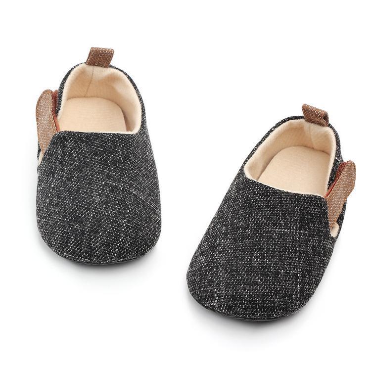Baby Unisex Shoes Infant Soft First Walkers Nonslip Indoor Outdoor Shoes Cotton Fabric Prewalkers