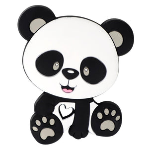 Baby Silicone Teethers BPA Free Teething Toy Animal Dog Koala Owl Elephant Baby Ring Teether Silicone Beads For Kids and Baby