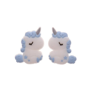 Silicone Unicorn Teether Beads Cute Cartoon Rodent BPA Free Baby Teething Toy For Baby and Kids