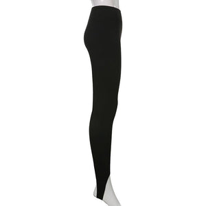 Elegant High Waist Cotton Fitness Basic Pants Casual Spring New Female Skinny Leggings Women Seamless Fitness Leggings Women Seamless Push Up Leggings Workout Pants Breathable Pants