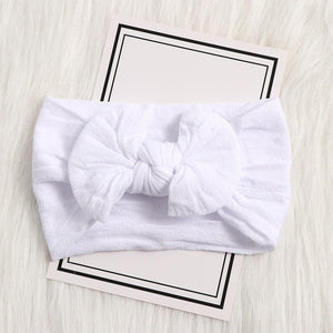 Baby Bow Hairband Elastic Headband Cute 3D Flower Stretch Turban Flower Head Wrap Princess Hair Accessories Bow For Baby