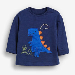 Baby Rompers Warm overalls Cartoon Animals Pattern Hooded Zipper Clothes Jumpsuit For Girls and Boys In Modern Print Design