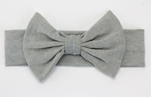 Headband Knitted Cotton Children Girls Elastic Bow Hair Bands Turban for girl Headbands