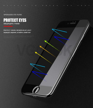9d Full Cover Tempered Glass For Iphone 8 7 6 6s Plus 5 5s Se 2020 Screen Protector On Iphone 11 Pro Xs Max X Xr Protective Film Rounded Edge Glass Screen Protector Tempered Glass For Iphone
