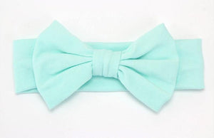 Headband Knitted Cotton Children Girls Elastic Bow Hair Bands Turban for girl Headbands