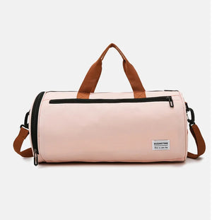 Waterproof Fitness Bag with Shoulder Strap Dry/Wet Zones Shoe Storage
