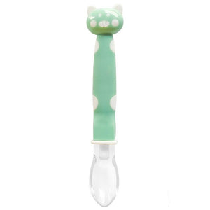 1pcs Baby Soft Silicone Spoon Candy Color Temperature Sensing Spoon Children Food Baby Feeding Tools For Eating