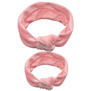 Modern  Mother & Baby Headbands Kids Girl Bow With Rabbit ear Print Floral Hair Bands Parent-Child Hair Accessories
