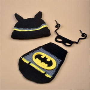 Knitting Baby Hat Newborn Photography Props Cute Children Pajamas Set For Girls And Boys