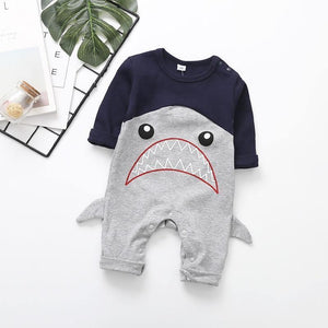 Fashion Trend Stevvex Cute Animals Spring Romper Newborn Baby Clothes Kids Long Sleeve Underwear Cotton Boys Clothes Romper For Kids