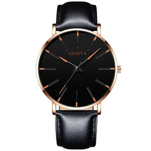 Minimalist Men's Fashion Ultra Thin Watch Simple Men Business Stainless Steel Mesh Belt Quartz Watch Relogio Masculino