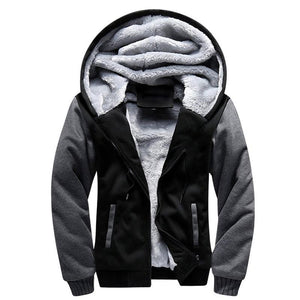 Men's Winter Jacket Camouflage Thick Warm Jackets Hooded Long Sleeve Jacket Man Casual Hoodies Men Winter Sweatshirt Warm Soft Jacket Men's Clothing Heavyweight Jacket Ideal Gift For Friends