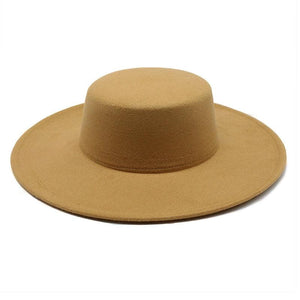 Unique Style Fedora Hats For Women Retro New Trendy Wide Brim Cap For Summer Party Women's Hat Big Fedora Hat Luxury Wedding Hats Flat Top Hat