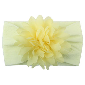 Headband Turban Flower Baby Girl Headbands Elastic Kids Hair Band Kids Hair Accessories Hair Bow For Girls
