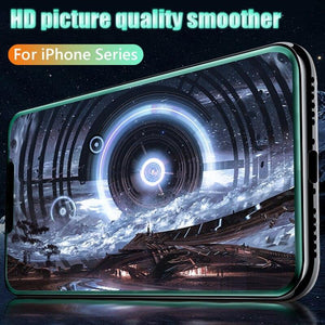3Pcs Luminous Screen Protectors for iPhone 14 11 Pro Max 12 Mini XR X XS Glowing Tempered Glass for IPhone 13 Pro MAX 8 7 Plus Tempered-Glass Screen Protector Compatible with iPhone