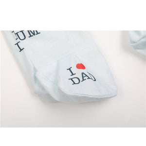 Love Letter Dad Unisex Romper Onesie  Born Baby Clothes Spring For Girls and Boys Baby