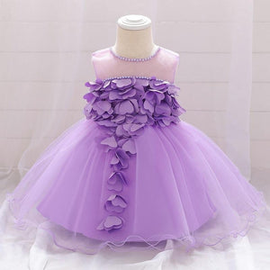 Luxury Modern Designer Toddler Baby Girl Infant Princess Lace Tutu Dress Baby Girl Wedding Dress Kids Party Dress