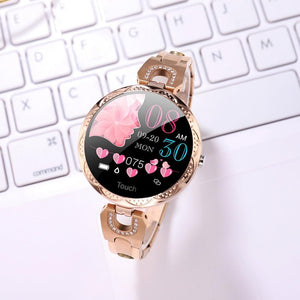 Fashion Women's Smart Watch Waterproof Wearable Device Heart Rate Monitor Sports Smartwatch For Women Ladies