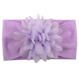 Headband Turban Flower Baby Girl Headbands Elastic Kids Hair Band Kids Hair Accessories Hair Bow For Girls