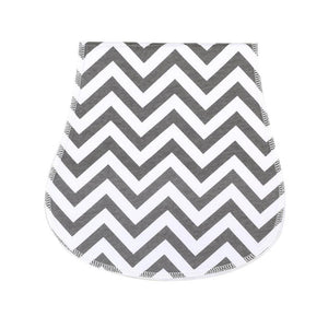 New Baby 100% Cotton Three Layers Waterproof Lightweight Natural Burp Curved Bibs For Baby Accessories