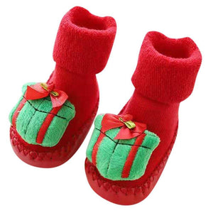 Baby Socks Christmas Newborn For Baby Boys/Girls Christmas Floor Socks Anti-Slip Baby Step Socks For Baby Kids