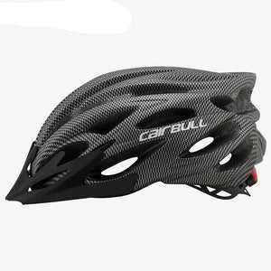Visored Bike Helmet with LED Light