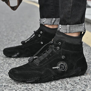 Conquer Winter in Style: Men's Leather Snow Boots