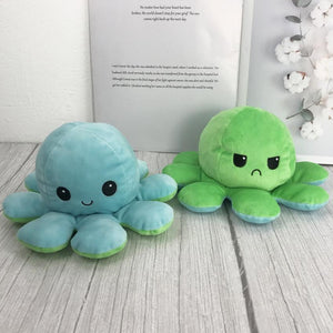 Reversible Flip Octopus Plush Stuffed Toy Soft Animal Home Accessories Cute Animal Doll Children Gifts Baby Plush Toy For Kids