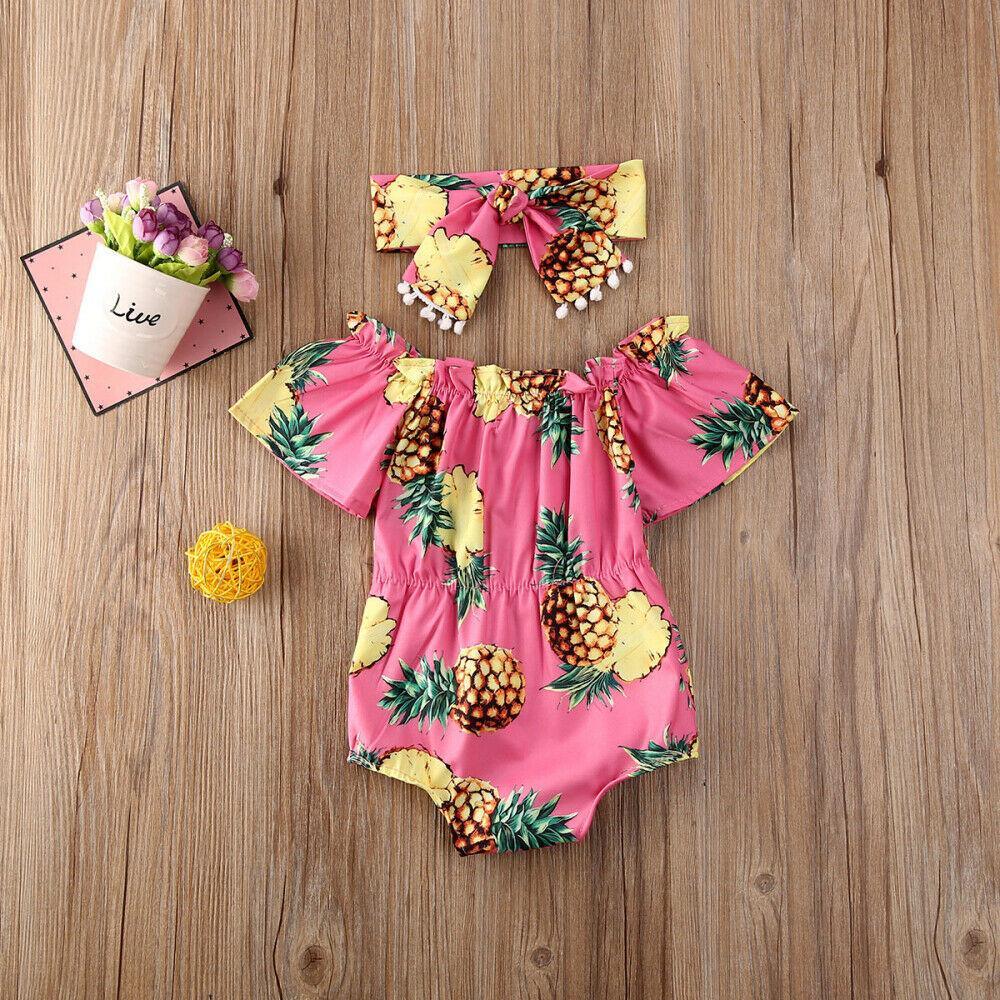 Modern Elegant Baby Girl Flower Romper Jumpsuit Playsuit Outfits Clothes For Girls With Bow